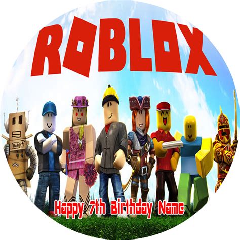 Roblox Edible Icing Cake Topper Party Image Frosting Sheet Ebay