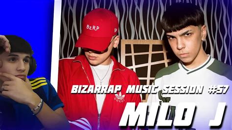 ESTO ES UNA LOCURA REACCION A MILO J BZRP Music Session 57