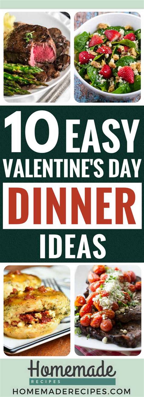 23 Easy Romantic Dinner Ideas This Valentines Day Homemade Dinner