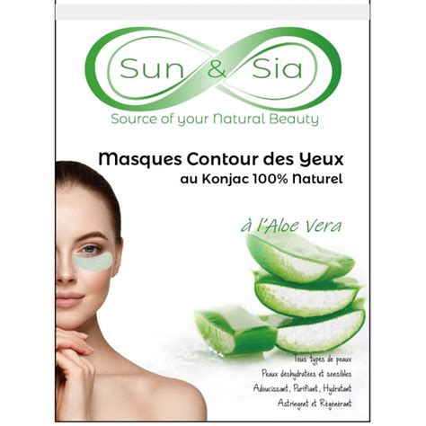 Masque Konjac Contour Des Yeux L Aloe Vera Zenar Me