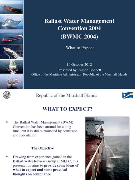 Ballast Water Management Convention 2004 What To Expect Pdf