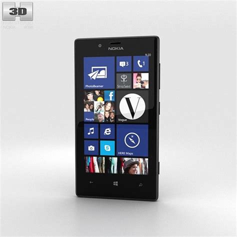 Nokia Lumia Negro Modelo D Max Obj Ma Lwo Fbx C D Ds