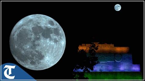 Super Blue Moon Witnessed In Parts Of India Today YouTube