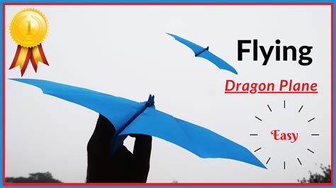 How To Make A Paper Airplane Dragon Best Flying Dragon Plane