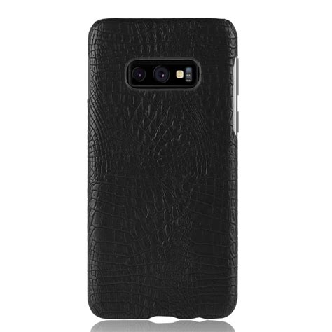 Shockproof Crocodile Texture Pc Pu Case For Galaxy S Lite Black