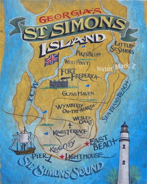 St. Simons, Georgia - Wikipedia - Printable Map Of St Simons Island Ga ...