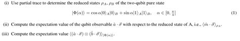 solved   partial trace  determine  reduced states cheggcom