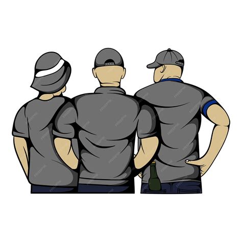 premium vector vector  person facing front  view  gray