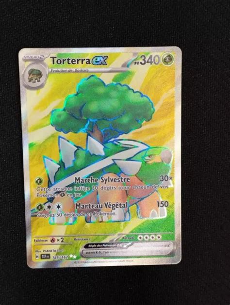 CARTE POKÉMON TORTERRA Ex 185 162 EV5 Forces Temporelles EUR 12 00