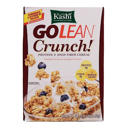 Kashi Go Lean Crunch Protein High Fiber Cereal Multigrain Clust Oz