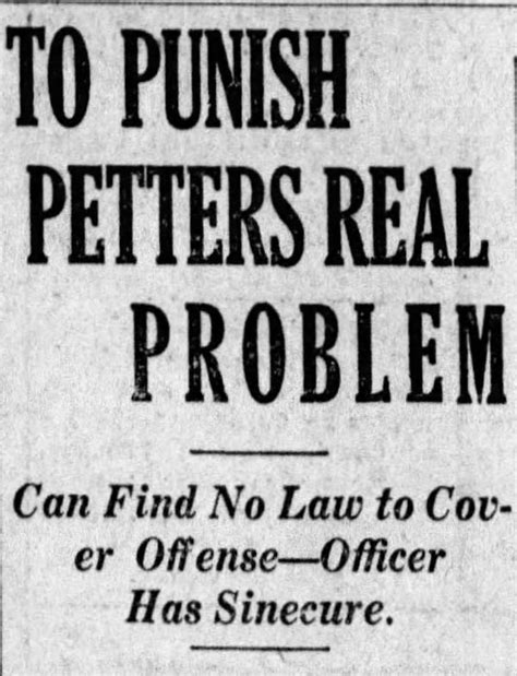 Looking Back: 100 years ago a crackdown on 'petting parties'