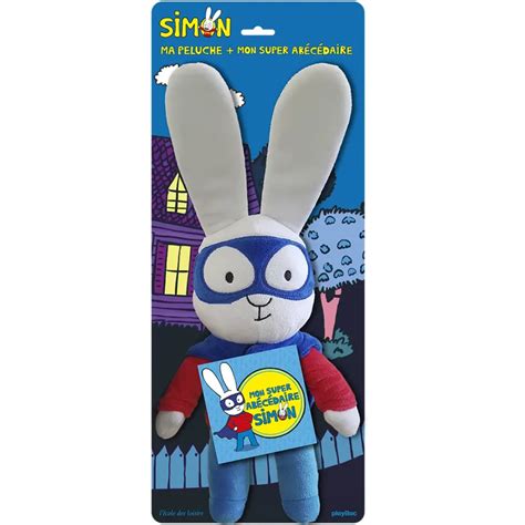 Simon Super Rabbit Plush with Abecedary - Simon