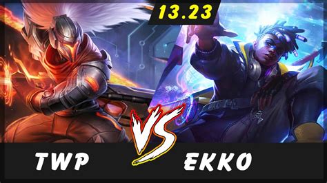 Thewanderingpro Yasuo Vs Ekko Mid Patch Yasuo Gameplay Youtube