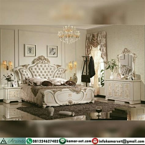 Kamar Tidur Mewah Ukiran Klasik Eropa Ai Arts Indo Furniture