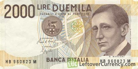 Italian Lire Maria Montessori Exchange Yours For Cash