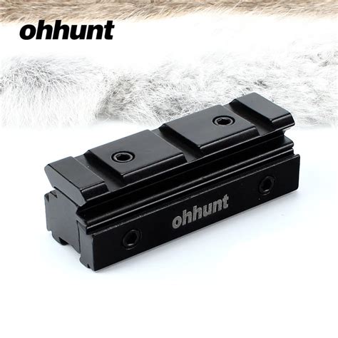 Ohhunt Hunting 11mm To 20mm Rail Mount 22 Airgun Dovetail To Picatinny