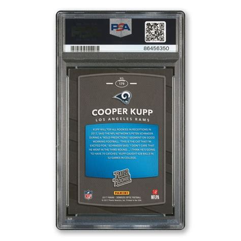 COOPER KUPP 2017 PANINI DONRUSS OPTIC 179 PSA 9 EBay