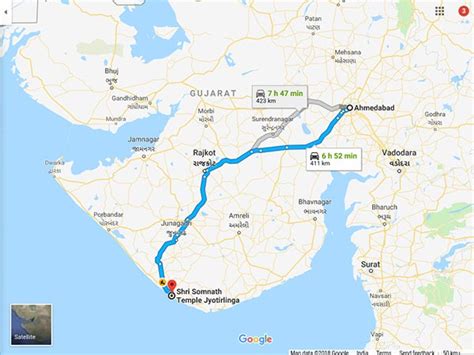 Ahmedabad To Somnath Temple To The First Of 12 Jyotirlingas In India