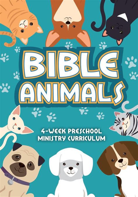 Bible Animals 4 Week Preschool Ministry Curriculum Preschool Bible