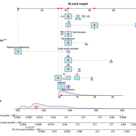 The Nomogram For Predicting 3 5 And 8 Year Css In Elderly Pc