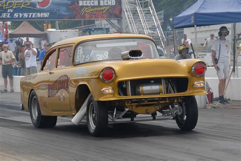 Randy Stone Bootlegger Gasser Chevy Bel Air 210 Chevy Bel Air Nhra