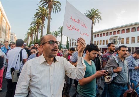 Protests In Rabat Middle East Monitor