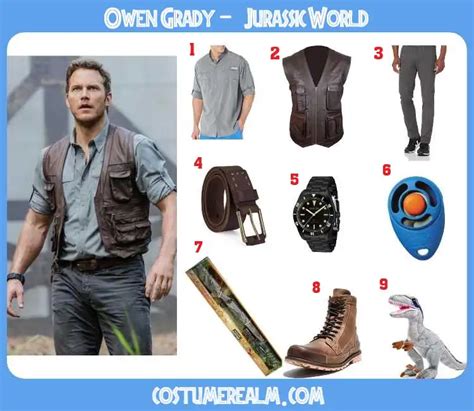 How To Dress Like Owen Grady Costume Guide For Cosplay And Halloween In 2022 Owen Grady Costume