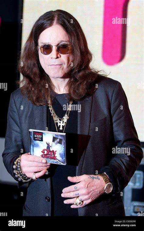 Ozzy Osbourne signs copies of his new CD 'Scream' at HMV Oxford Street ...