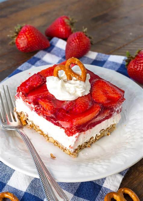 All Time Best Strawberry Jello Pretzel Dessert Easy Recipes To Make