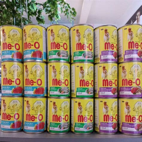 Jual Makanan Kucing Basah MeO Kaleng 400gr MeO Adult Dan MeO Kitten Me