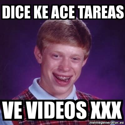 Meme Bad Luck Brian Dice Ke Ace Tareas Ve Videos Xxx 4938354