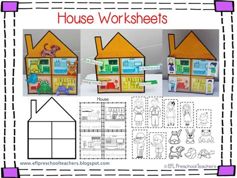 House Unit For Kindergarten Efl Kindergarten Activities Elementary