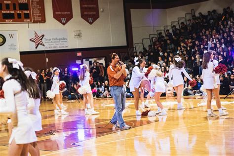 Students Attend Annual Blacklight Pep Rally Westwood Horizon