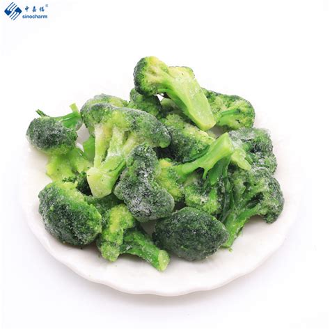 Sinocharm No Worm Kg Bulk Package Cm Iqf Broccoli Frozen Green