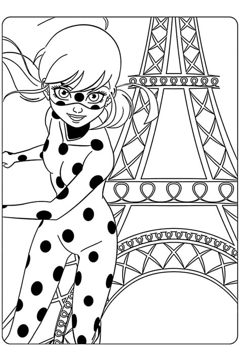 Ladybug Und Cat Noir Ausmalbilder Kostenlos Drucken Ladybug Coloring