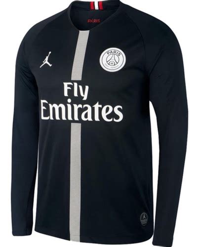 Jersey Jordan París Manga Larga 2019 Psg Negro Envío Gratis 699 00