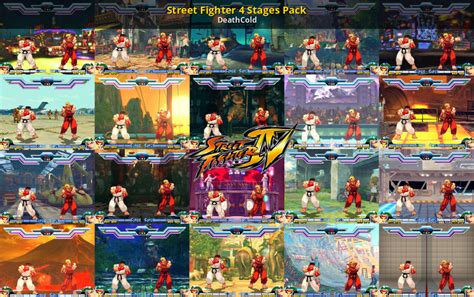 Street Fighter 4 Stages Pack [m U G E N] [mods]