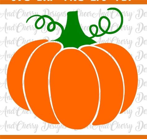 Pumpkin SVG Files for Cricut Silhouette Iron On Pumpkin Cut | Etsy