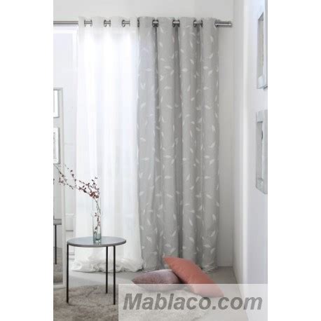 Cortina Con Ollaos Jacquard Gillencon Gris Reig Marti