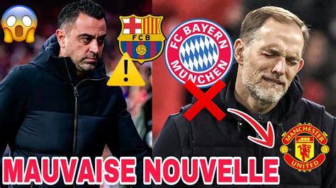 LES RAISONS de la colère du Barça envers XAVI dévoilée Le Bayern