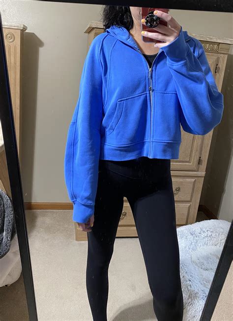 Lululemon Scuba Oversized Full Zip Blue Nile Lulu Fanatics