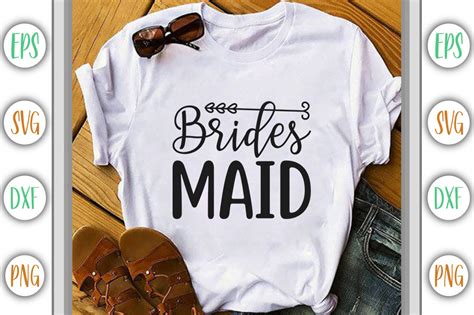 Wedding Svg Design Brides Maid Graphic By Design Maker · Creative Fabrica