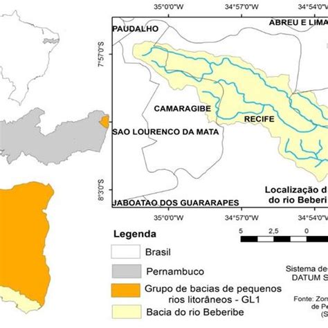 mapa de uso e ocupação da terra na bacia do rio Tejipió PE Download