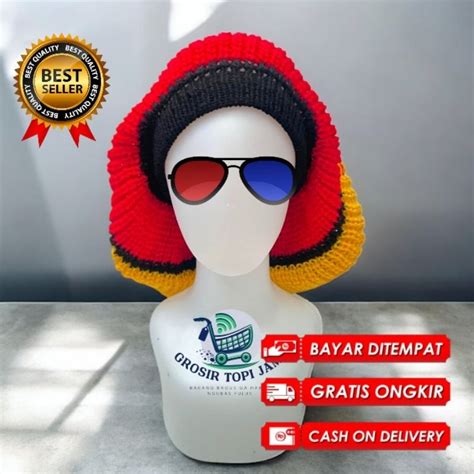 jual flash sale kupluk reggae kupluk rasta topi kupluk bob marley
