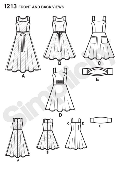 Dress Sewing Pattern Make Tween Teen Girls Clothes Kids Etsy