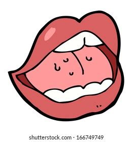 Cartoon Open Mouth Stock Vector (Royalty Free) 166749749 | Shutterstock