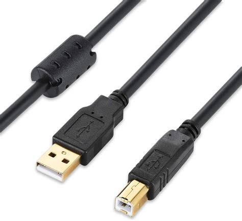 Nc Xqin Printer Cable 15 Feet Usb Printer Cable Cord Type A Male To B Male Printer