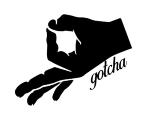 Gotcha Hand Decal Funny Vinyl Decals Vinyl Decals Car Decals