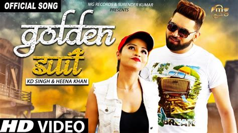 Latest Haryanvi Song Golden Suit Sung By Rahul Puthi Haryanvi Video Songs Times Of India