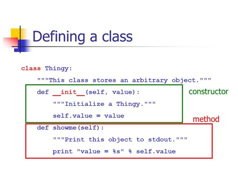 How To Define A Class In Python